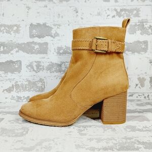 NEW Zodiac Women's Rexx Tan Brown Suede Leather Ankle Boots K286